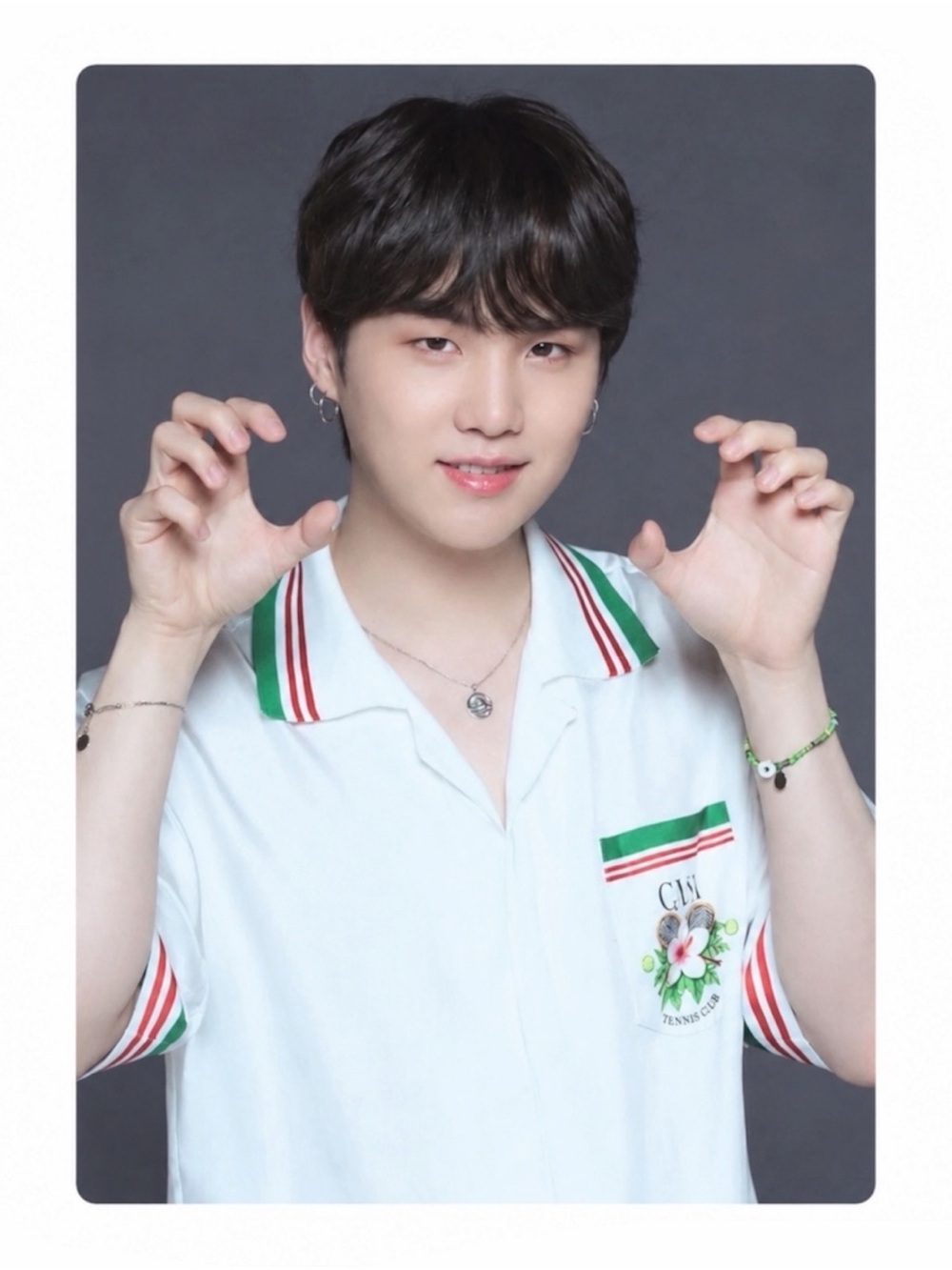 BTS 2021 MUSTER SOWOOZOO MINI PHOTO CARD SUGA 6/8 - BRAND NEW